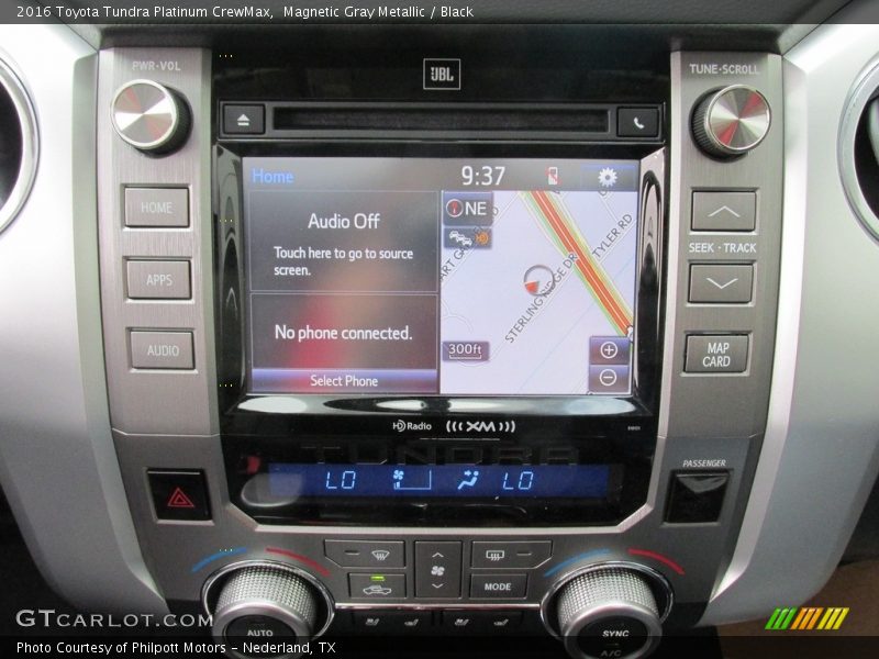 Controls of 2016 Tundra Platinum CrewMax