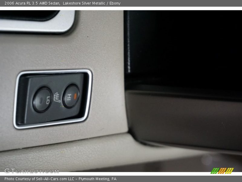 Lakeshore Silver Metallic / Ebony 2006 Acura RL 3.5 AWD Sedan