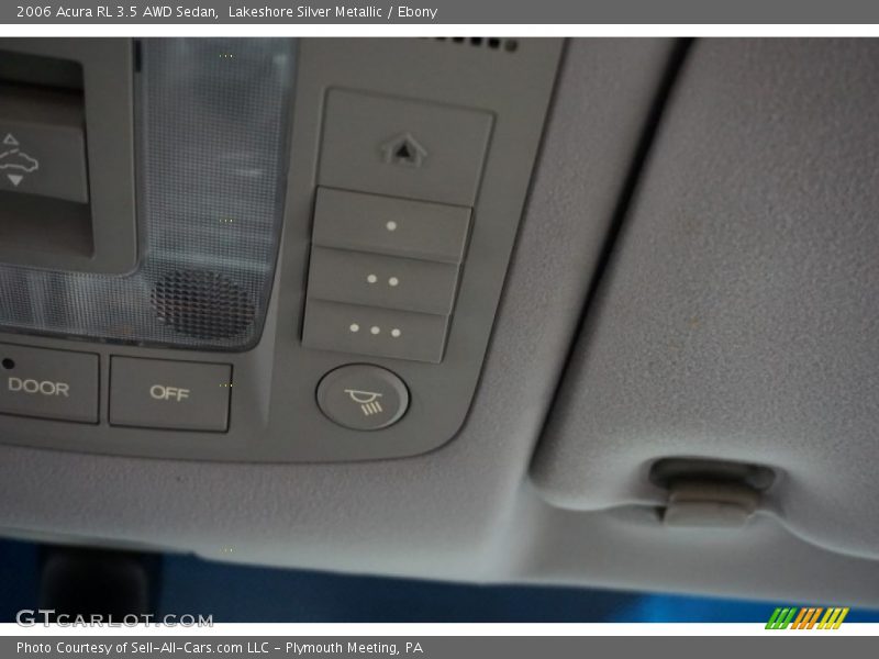 Lakeshore Silver Metallic / Ebony 2006 Acura RL 3.5 AWD Sedan