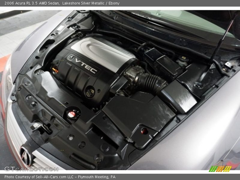 Lakeshore Silver Metallic / Ebony 2006 Acura RL 3.5 AWD Sedan