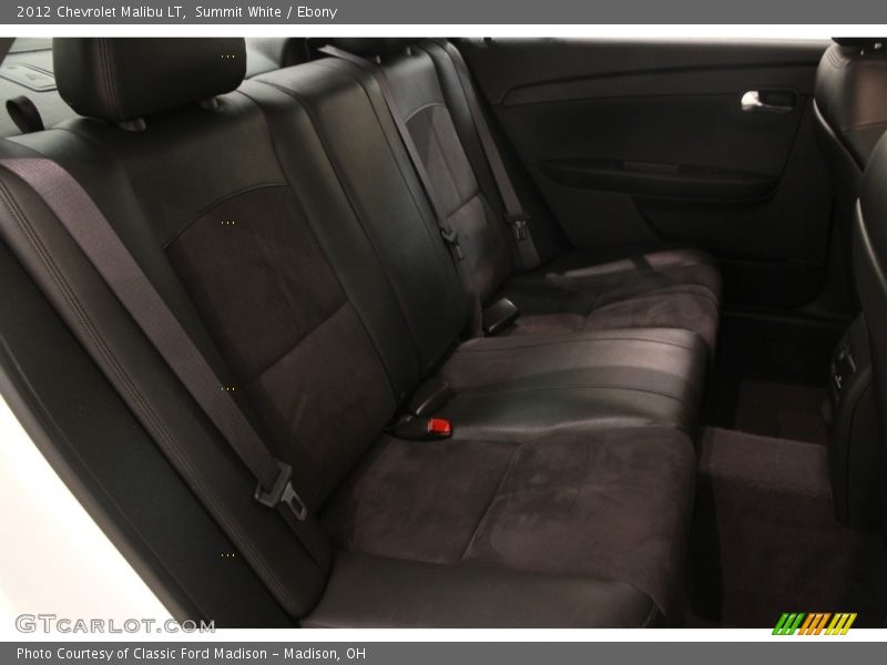 Summit White / Ebony 2012 Chevrolet Malibu LT