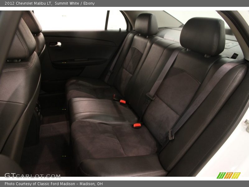 Summit White / Ebony 2012 Chevrolet Malibu LT