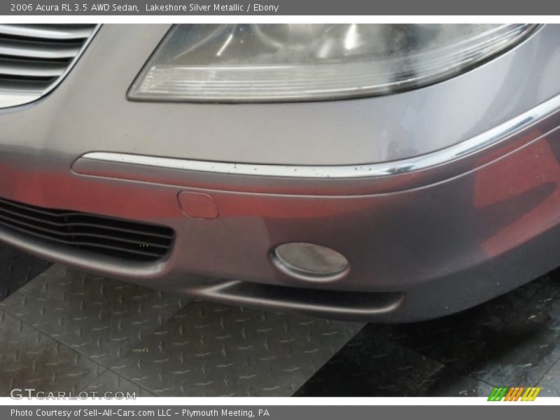 Lakeshore Silver Metallic / Ebony 2006 Acura RL 3.5 AWD Sedan
