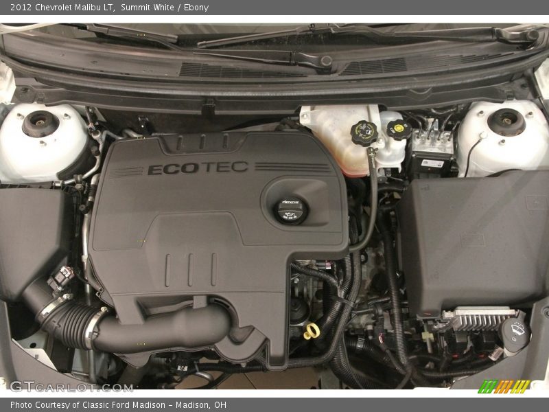 Summit White / Ebony 2012 Chevrolet Malibu LT