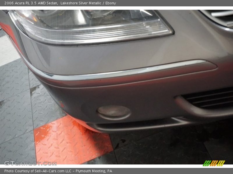 Lakeshore Silver Metallic / Ebony 2006 Acura RL 3.5 AWD Sedan