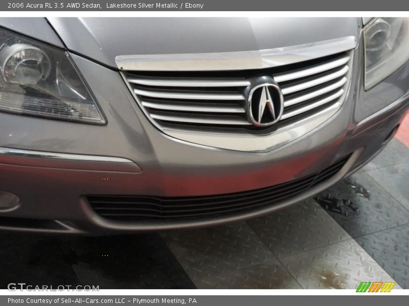 Lakeshore Silver Metallic / Ebony 2006 Acura RL 3.5 AWD Sedan