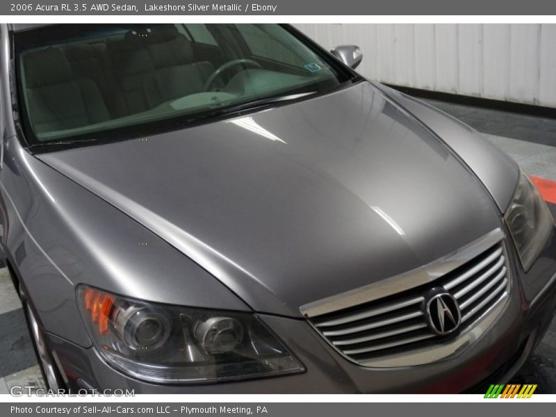 Lakeshore Silver Metallic / Ebony 2006 Acura RL 3.5 AWD Sedan