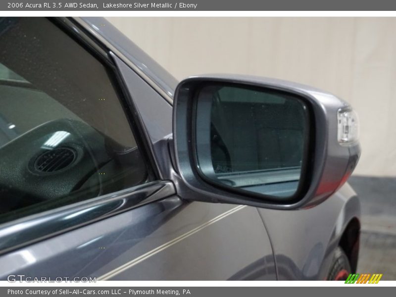 Lakeshore Silver Metallic / Ebony 2006 Acura RL 3.5 AWD Sedan