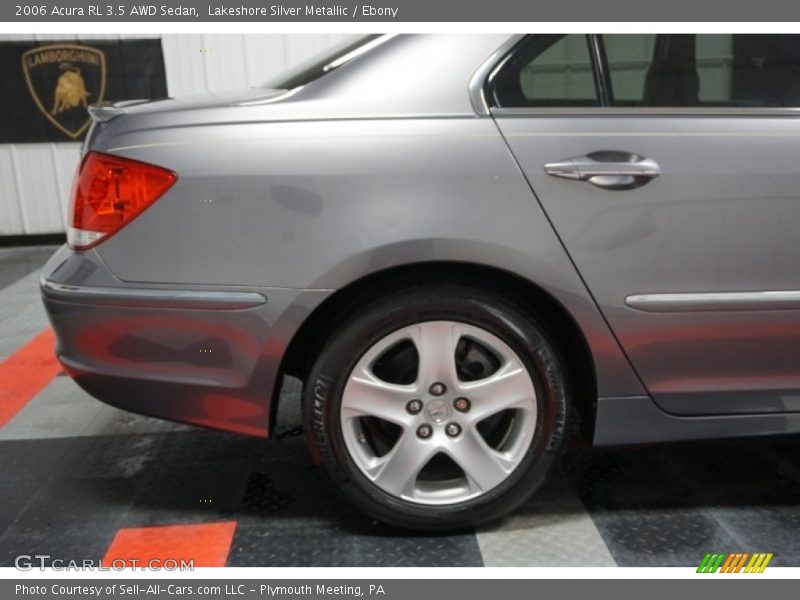 Lakeshore Silver Metallic / Ebony 2006 Acura RL 3.5 AWD Sedan