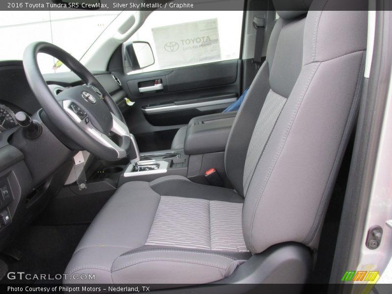 Silver Sky Metallic / Graphite 2016 Toyota Tundra SR5 CrewMax
