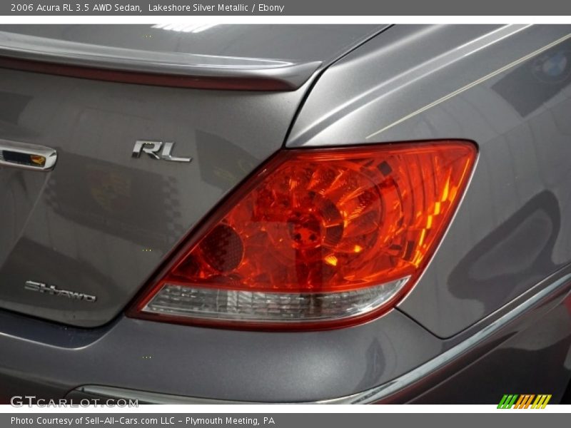 Lakeshore Silver Metallic / Ebony 2006 Acura RL 3.5 AWD Sedan