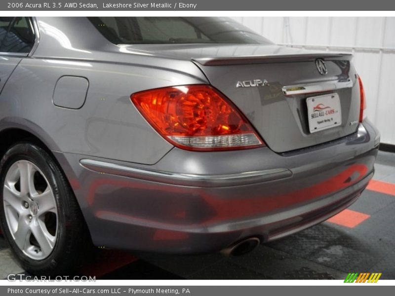 Lakeshore Silver Metallic / Ebony 2006 Acura RL 3.5 AWD Sedan