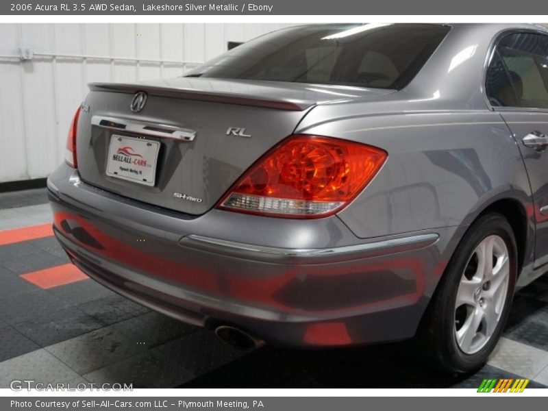 Lakeshore Silver Metallic / Ebony 2006 Acura RL 3.5 AWD Sedan