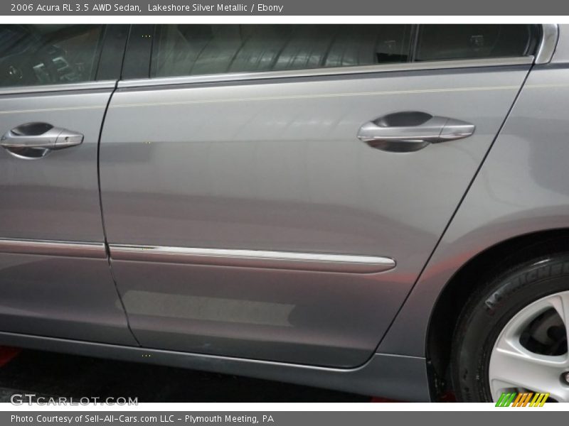 Lakeshore Silver Metallic / Ebony 2006 Acura RL 3.5 AWD Sedan