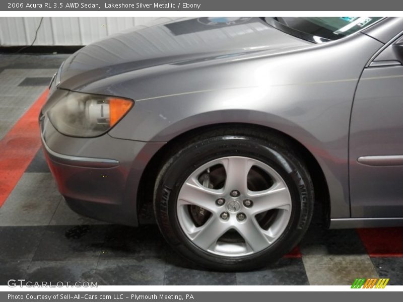 Lakeshore Silver Metallic / Ebony 2006 Acura RL 3.5 AWD Sedan