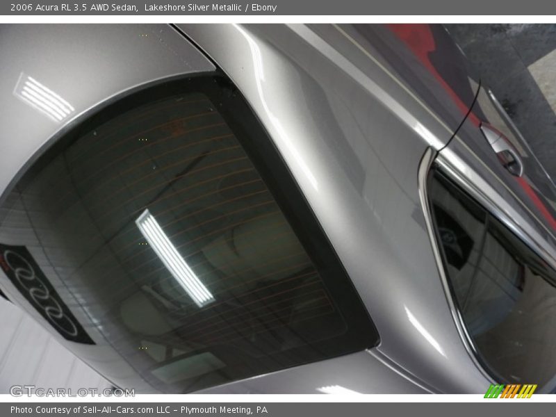 Lakeshore Silver Metallic / Ebony 2006 Acura RL 3.5 AWD Sedan
