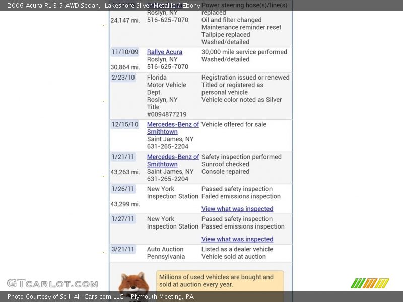 Lakeshore Silver Metallic / Ebony 2006 Acura RL 3.5 AWD Sedan