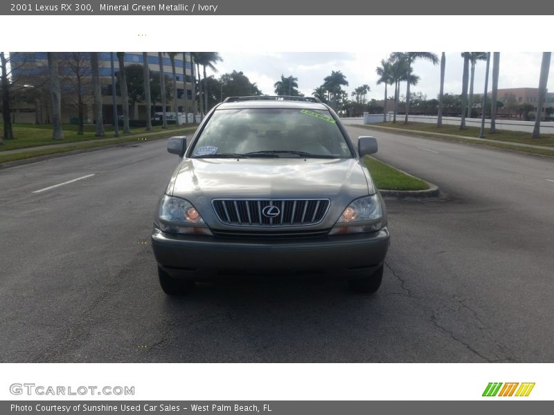 Mineral Green Metallic / Ivory 2001 Lexus RX 300