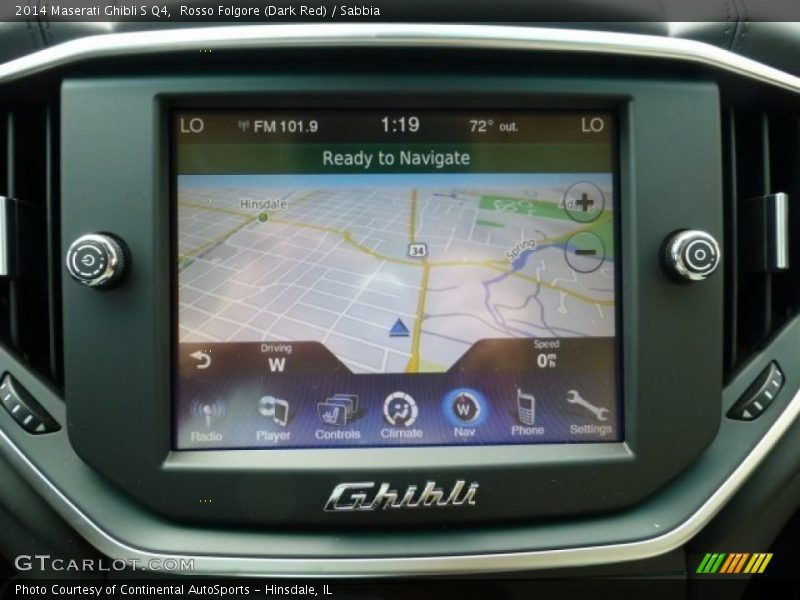 Rosso Folgore (Dark Red) / Sabbia 2014 Maserati Ghibli S Q4