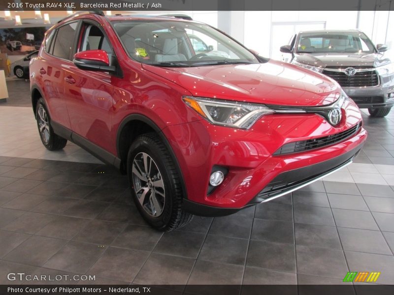 Barcelona Red Metallic / Ash 2016 Toyota RAV4 XLE