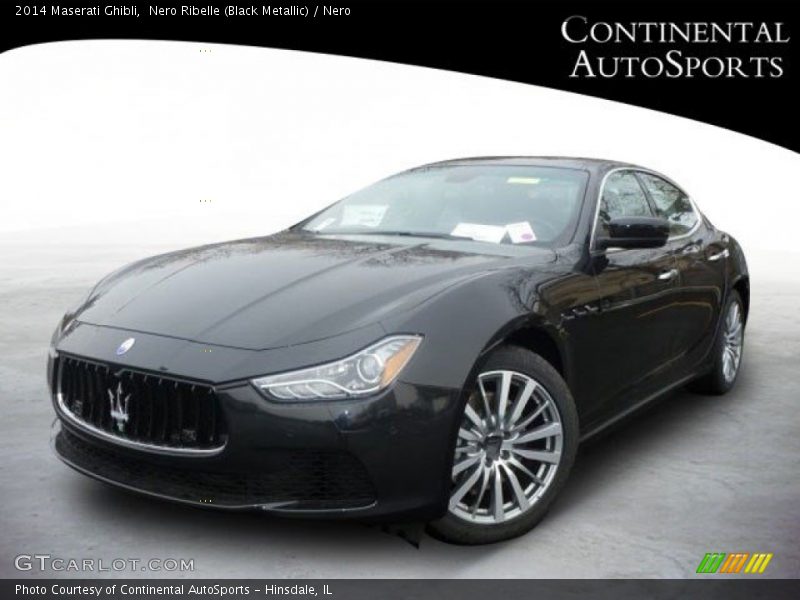 Nero Ribelle (Black Metallic) / Nero 2014 Maserati Ghibli