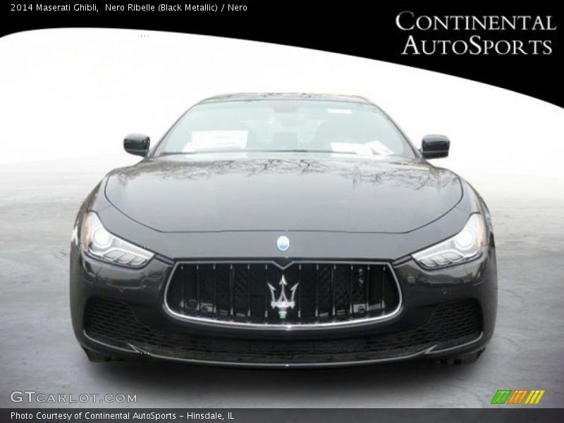 Nero Ribelle (Black Metallic) / Nero 2014 Maserati Ghibli