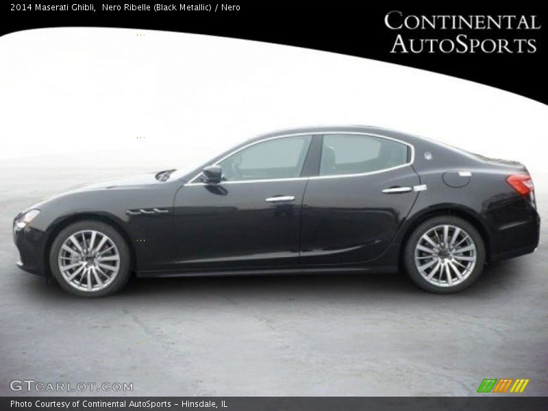 Nero Ribelle (Black Metallic) / Nero 2014 Maserati Ghibli