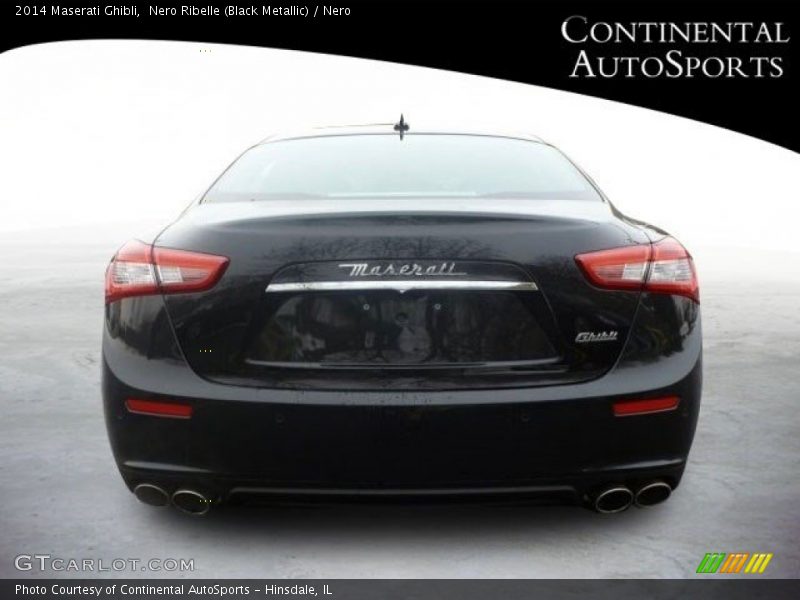 Nero Ribelle (Black Metallic) / Nero 2014 Maserati Ghibli