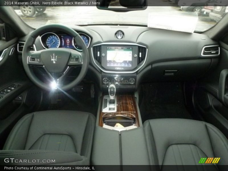 Nero Ribelle (Black Metallic) / Nero 2014 Maserati Ghibli