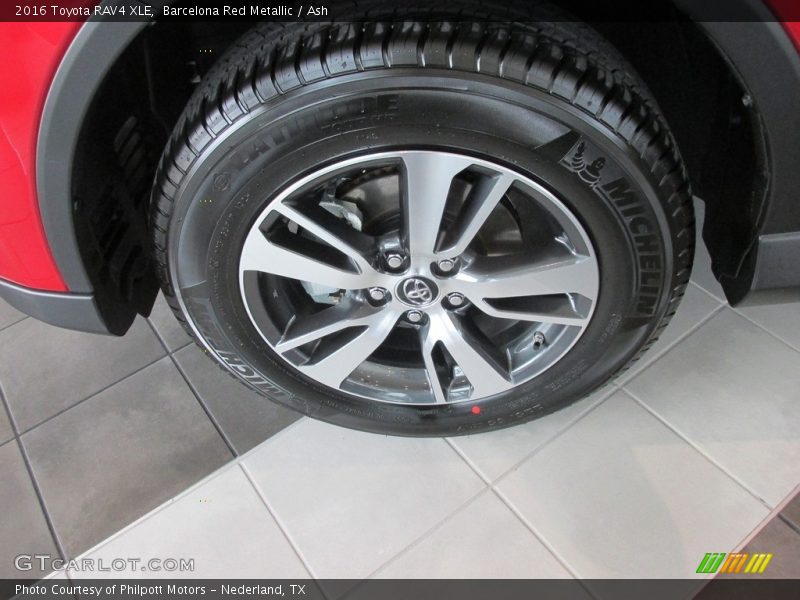 Barcelona Red Metallic / Ash 2016 Toyota RAV4 XLE