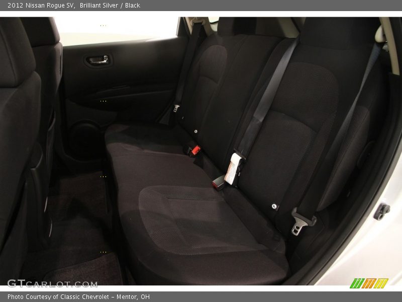 Brilliant Silver / Black 2012 Nissan Rogue SV