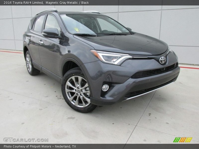 Magnetic Gray Metallic / Black 2016 Toyota RAV4 Limited