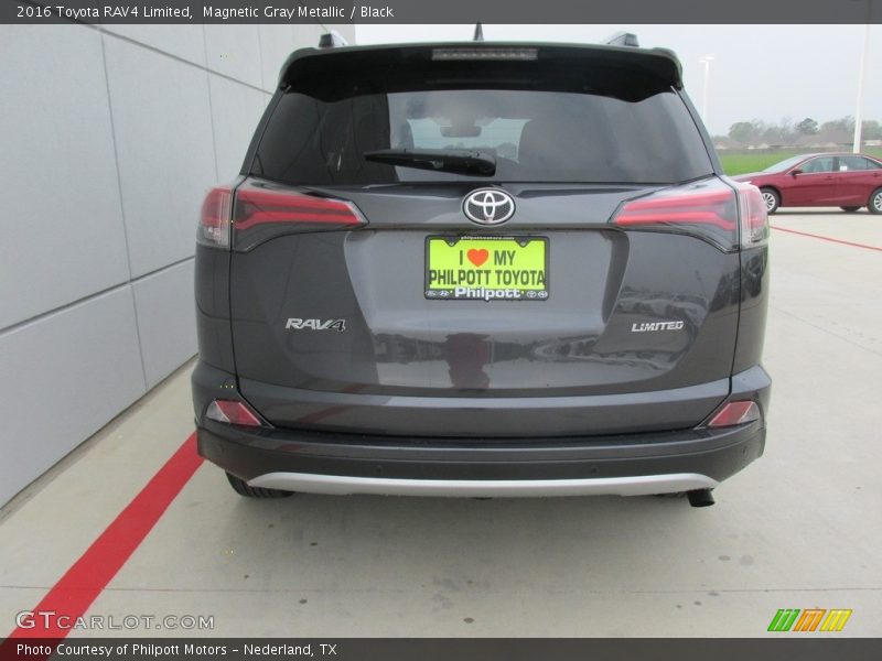 Magnetic Gray Metallic / Black 2016 Toyota RAV4 Limited