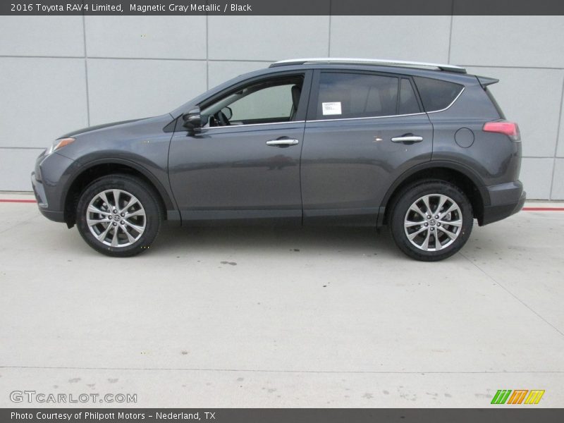 Magnetic Gray Metallic / Black 2016 Toyota RAV4 Limited