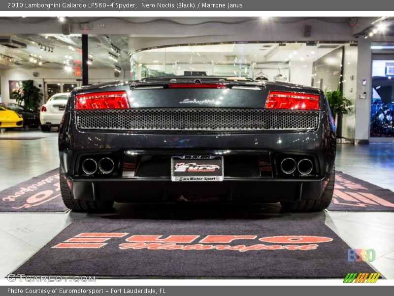 Nero Noctis (Black) / Marrone Janus 2010 Lamborghini Gallardo LP560-4 Spyder