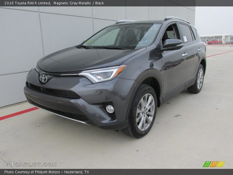 Magnetic Gray Metallic / Black 2016 Toyota RAV4 Limited