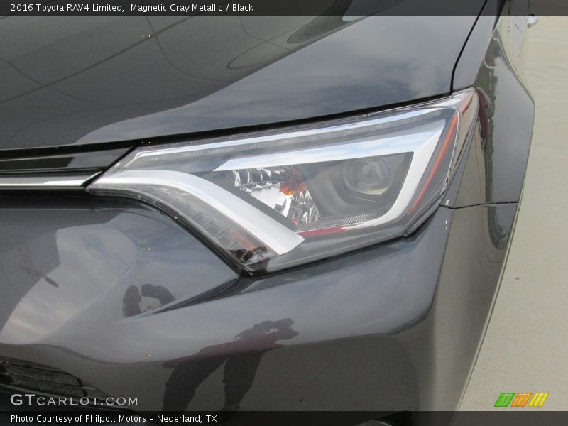 Magnetic Gray Metallic / Black 2016 Toyota RAV4 Limited