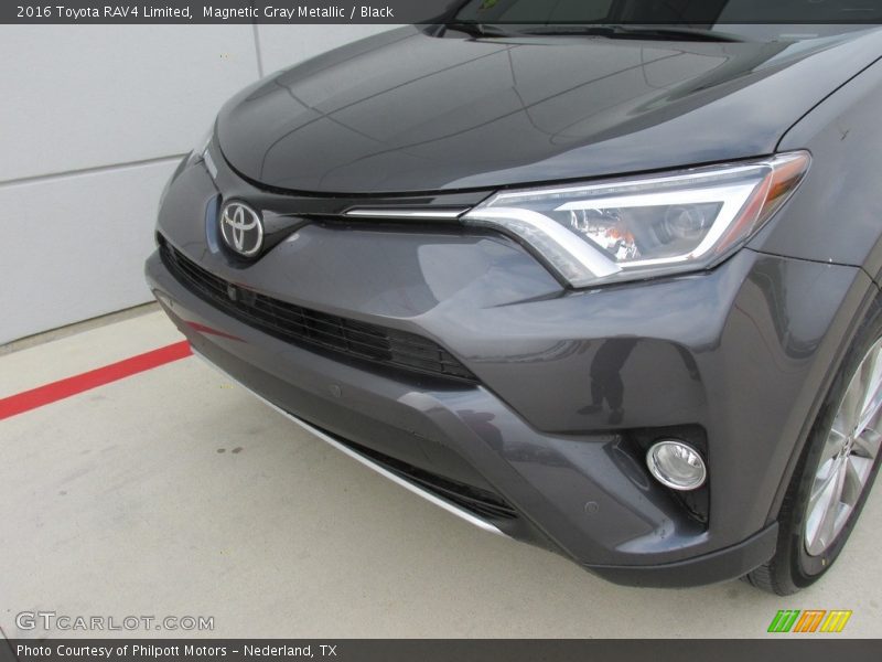 Magnetic Gray Metallic / Black 2016 Toyota RAV4 Limited