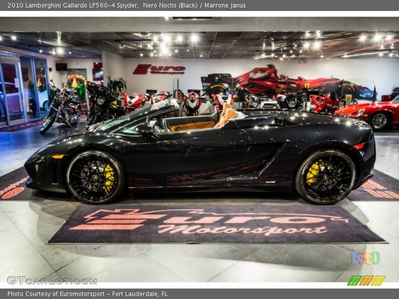 Nero Noctis (Black) / Marrone Janus 2010 Lamborghini Gallardo LP560-4 Spyder