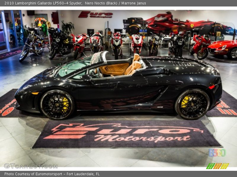 Nero Noctis (Black) / Marrone Janus 2010 Lamborghini Gallardo LP560-4 Spyder