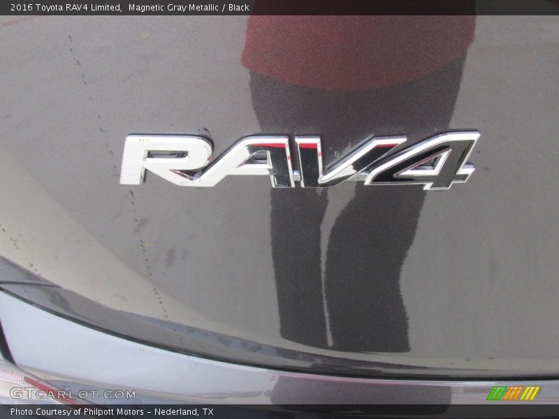 Magnetic Gray Metallic / Black 2016 Toyota RAV4 Limited