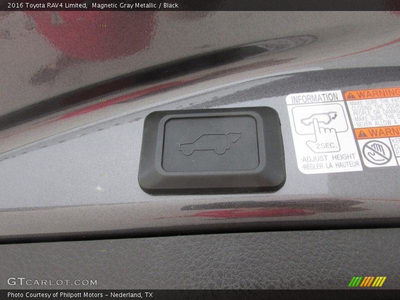 Magnetic Gray Metallic / Black 2016 Toyota RAV4 Limited