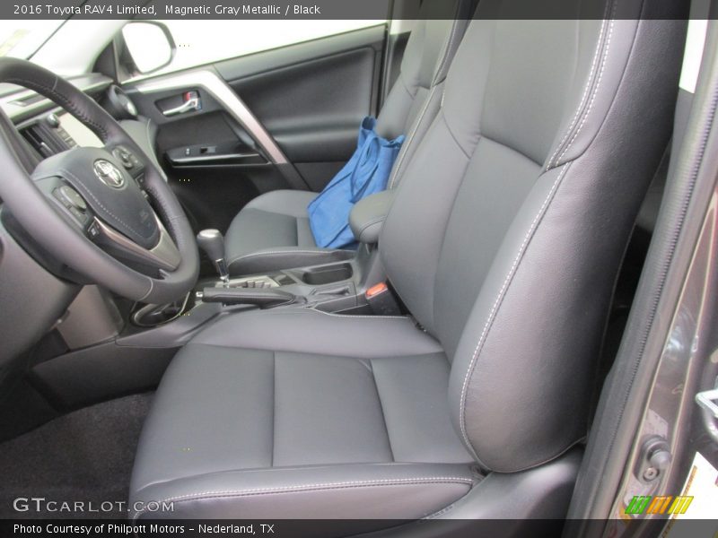 Magnetic Gray Metallic / Black 2016 Toyota RAV4 Limited