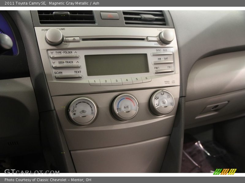 Magnetic Gray Metallic / Ash 2011 Toyota Camry SE
