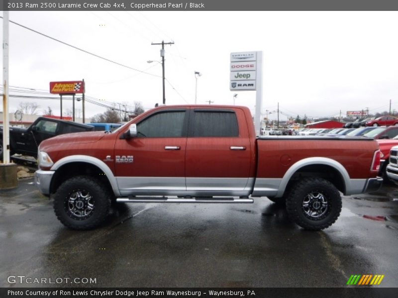 Copperhead Pearl / Black 2013 Ram 2500 Laramie Crew Cab 4x4