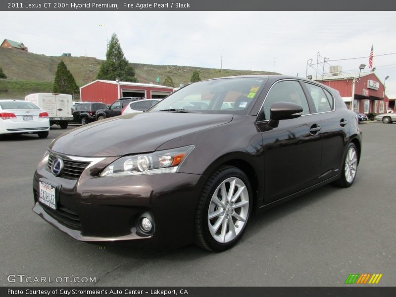 Fire Agate Pearl / Black 2011 Lexus CT 200h Hybrid Premium