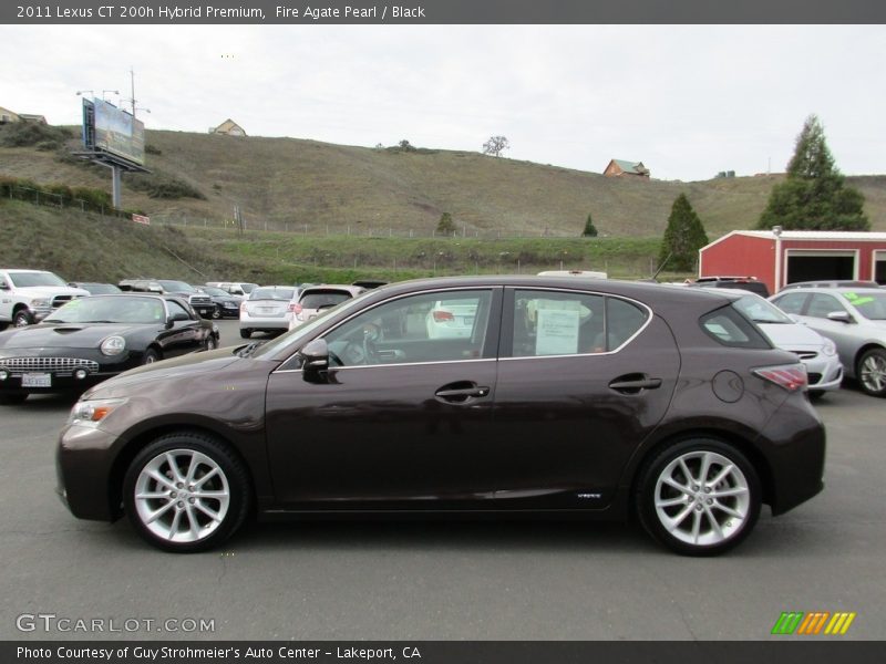 Fire Agate Pearl / Black 2011 Lexus CT 200h Hybrid Premium