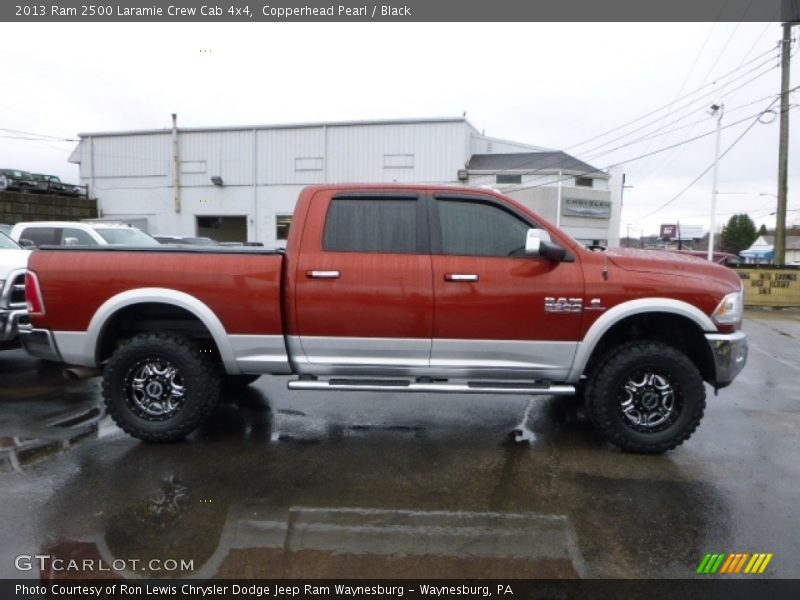 Copperhead Pearl / Black 2013 Ram 2500 Laramie Crew Cab 4x4