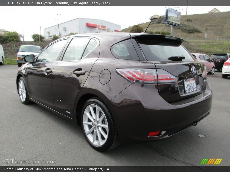 Fire Agate Pearl / Black 2011 Lexus CT 200h Hybrid Premium