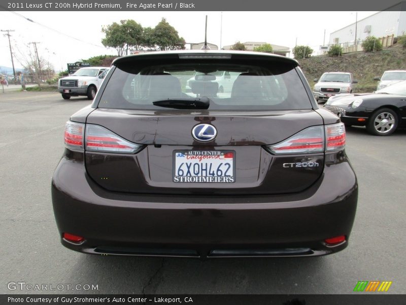 Fire Agate Pearl / Black 2011 Lexus CT 200h Hybrid Premium